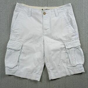 Roebuck & Co. Cargo Shorts Mens 32 White Good Vintage Cotton Utility Gorpcore